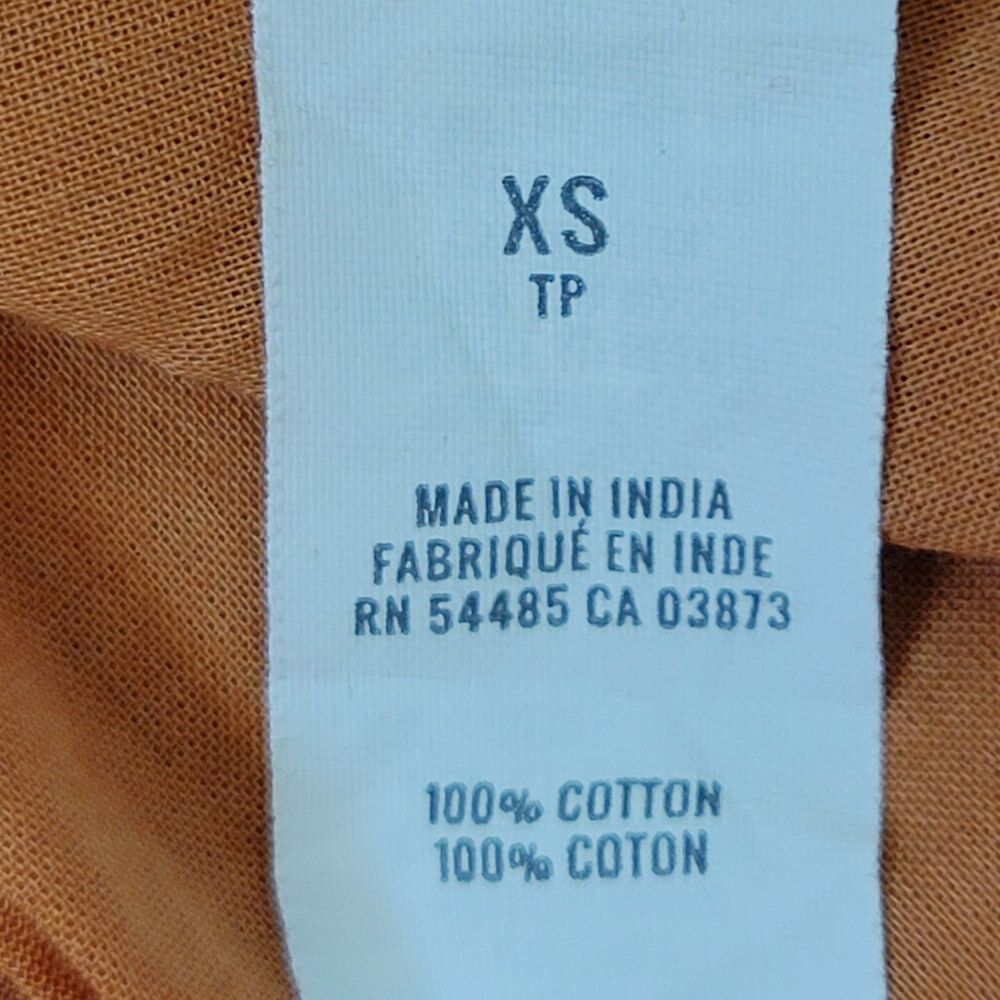 Aerie XS Rust Terracotta 100% Cotton Gauze Midi Dress Lined Adjustable Straps - Picture 6 of 6